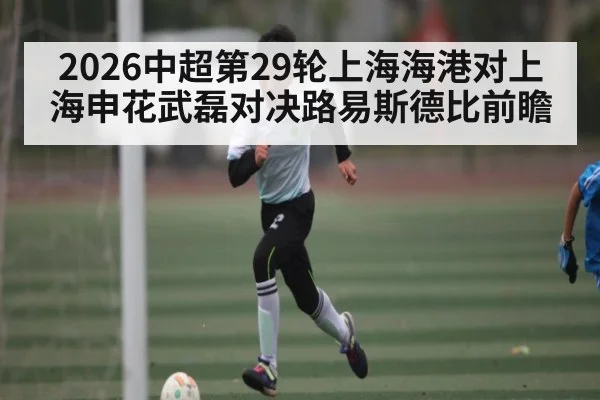 2026中超第29轮上海海港对上海申花武磊对决路易斯德比前瞻